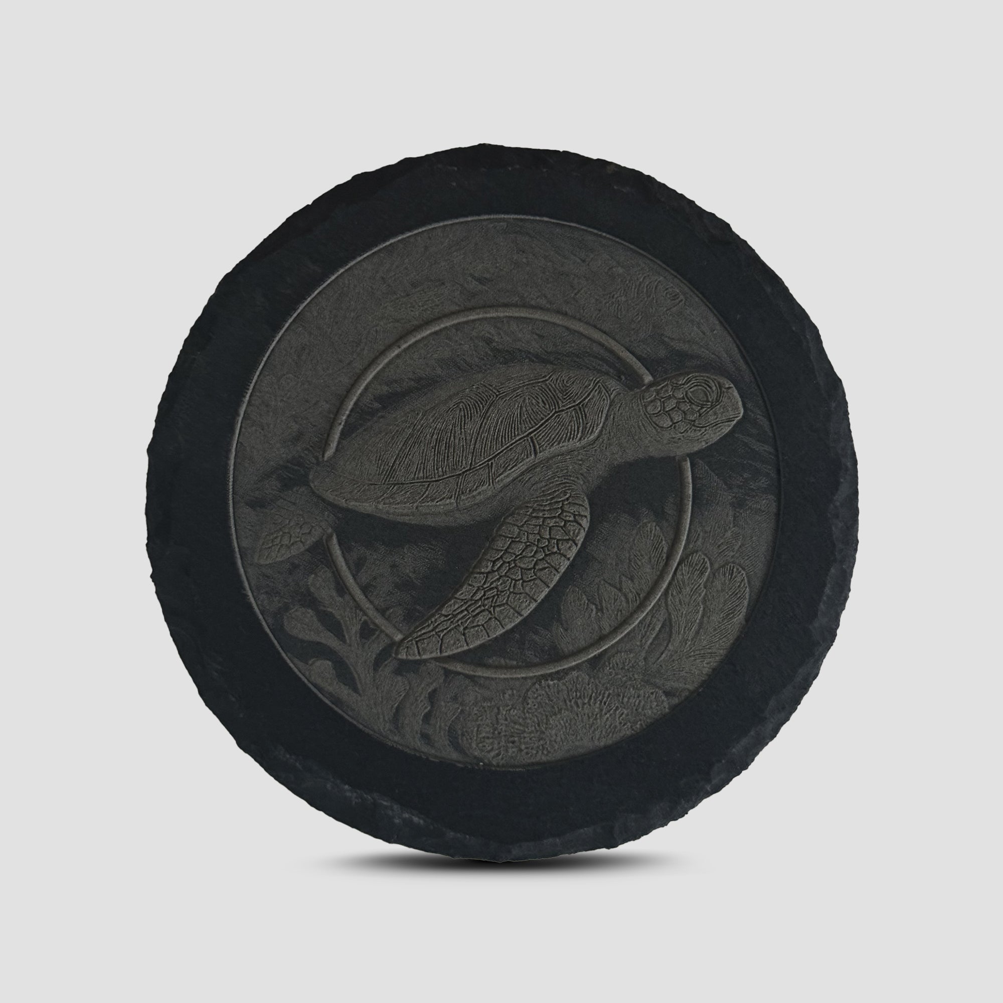 Maui Sea Turtle (Honu) - Slate Coaster

Custom laser engraved slate coaster, deeply etched and comes alive when moistened.